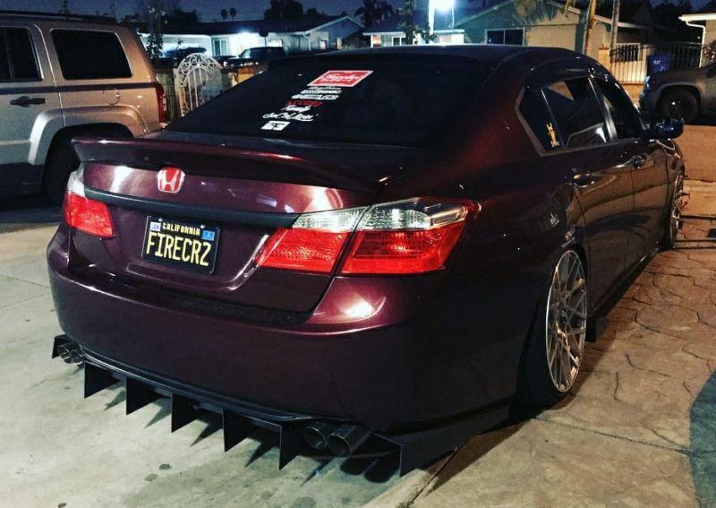 2013-2015 honda accord sedan Rear Diffuser Ventus AutoWorks 