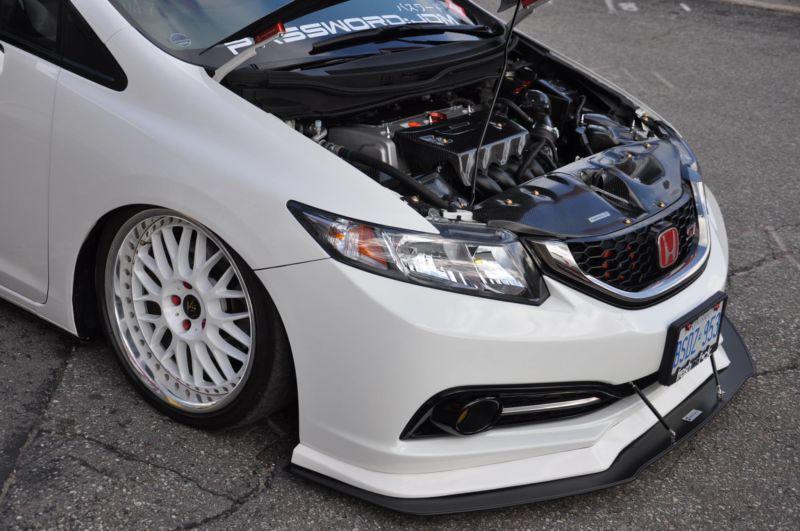 2013-2015 Honda civic Sedan Bayson-r style lip" Front Splitter" Ventus AutoWorks 