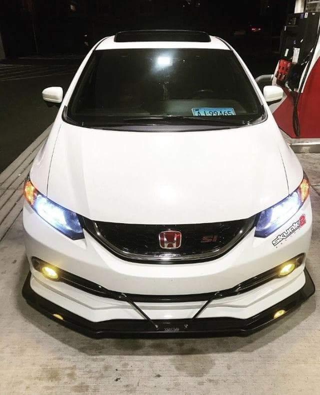2013-2015 Honda civic Sedan Bayson-r style lip" Front Splitter" Ventus AutoWorks 