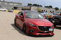 2014+ Mazda 3 Sedan/hatchback LenzDesign Lip" Front Splitter"