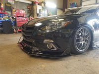 2014+ Mazda 3 Sedan/hatchback LenzDesign Lip" Front Splitter"