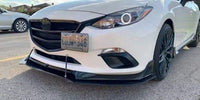 2014+ Mazda 3 Sedan/hatchback LenzDesign Lip" Front Splitter"