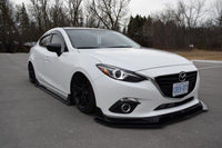 2014+ Mazda 3 Sedan/hatchback LenzDesign Lip" Front Splitter"