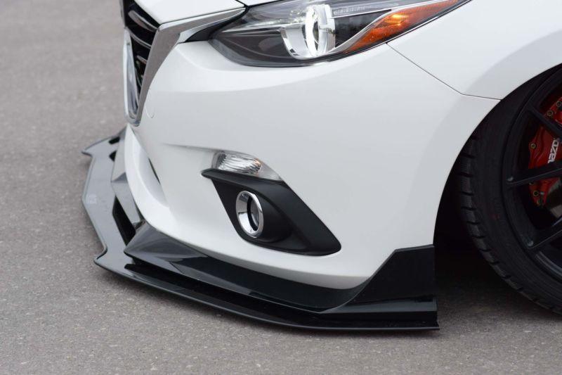 2014+ Mazda 3 Sedan/hatchback LenzDesign Lip" Front Splitter"