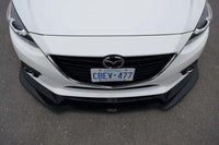 2014+ Mazda 3 Sedan/hatchback LenzDesign Lip" Front Splitter"