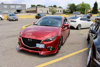 2014+ Mazda 3 Sedan/hatchback LenzDesign Lip" Front Splitter"