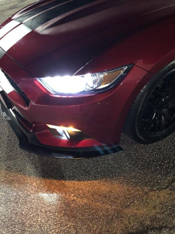 2015-2017 Ford Mustang non Performance pack" Front Splitter"  Too Fast Autoparts