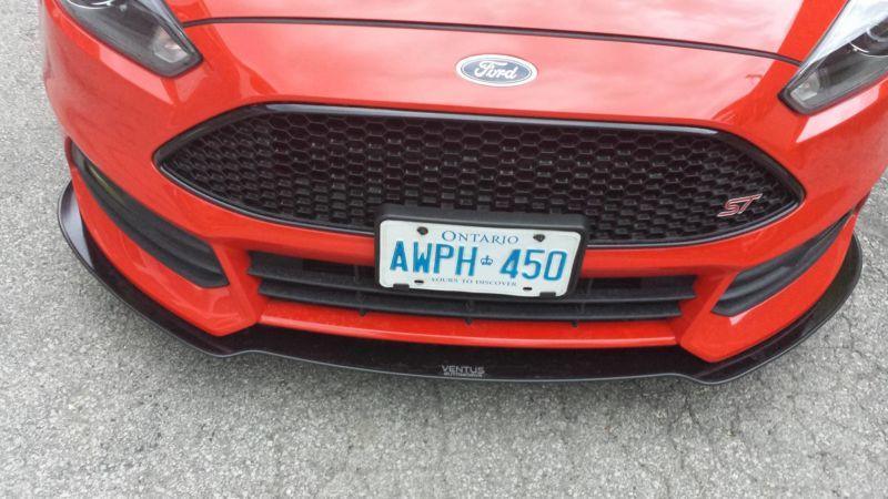 2015+ Ford focus ST Front Splitter Ventus AutoWorks 