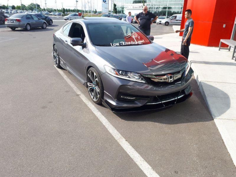 2016-2017 honda accord coupe stock bumper/hfp Front Splitter | Too Fast Autoparts | Order Online