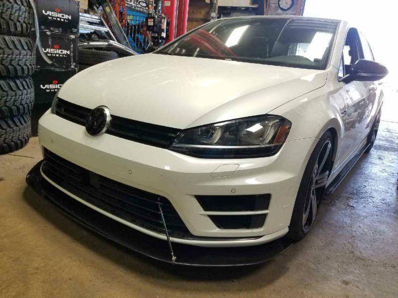 2016-2017 volkswagen golf r Front Splitter | Too Fast Autoparts | Order Online