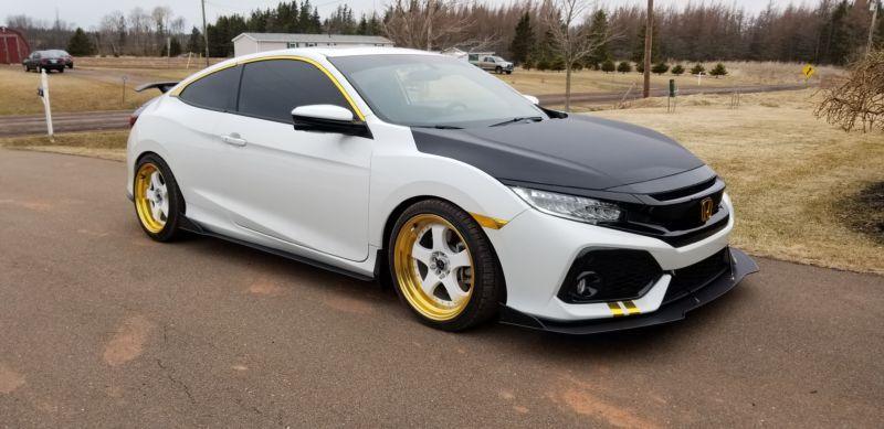 2017-2019 Honda civic coupe si Front Splitter Ventus AutoWorks 