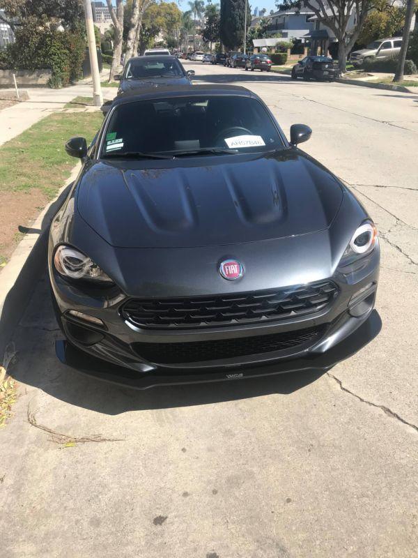 2017+ Fiat 124 spider classica/lusso Front Splitter  Too Fast Autoparts