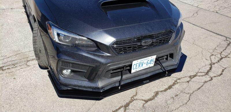 2018+ Subaru WRX with STi/Replica style Lip Front Splitter | Too Fast Autoparts | Order Online