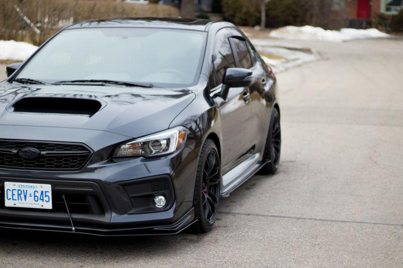 2018+ Subaru WRX with STi/Replica style Lip Front Splitter | Too Fast Autoparts | Order Online