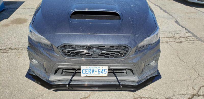2018+ Subaru WRX with STi/Replica style Lip Front Splitter | Too Fast Autoparts | Order Online