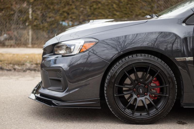 2018+ Subaru WRX with STi/Replica style Lip Front Splitter | Too Fast Autoparts | Order Online