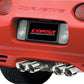 Corsa 1997-2004 Chevrolet Corvette C5 Z06 5.7L V8 Polished Xtreme Axle-Back Exhaust