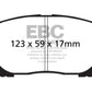 EBC 02-08 Pontiac Vibe 1.8 Ultimax2 Front Brake Pads