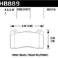 Hawk 2017 Ford Focus HPS 5.0 Front Brake Pads