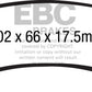 EBC 15+ Cadillac Escalade Ext/Esv 6.2 2WD Extra Duty Front Brake Pads