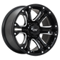 DAI Wheels CRUSHER Gloss Black - Milled EdgeDW9518003 | Size: 18x9.0 | Bolt Pattern: 6x139.7 | Offset: 20 | Center Bore: 108.1