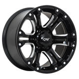 DAI Wheels CRUSHER Gloss Black - Milled EdgeDW9518003 | Size: 18x9.0 | Bolt Pattern: 6x139.7 | Offset: 20 | Center Bore: 108.1