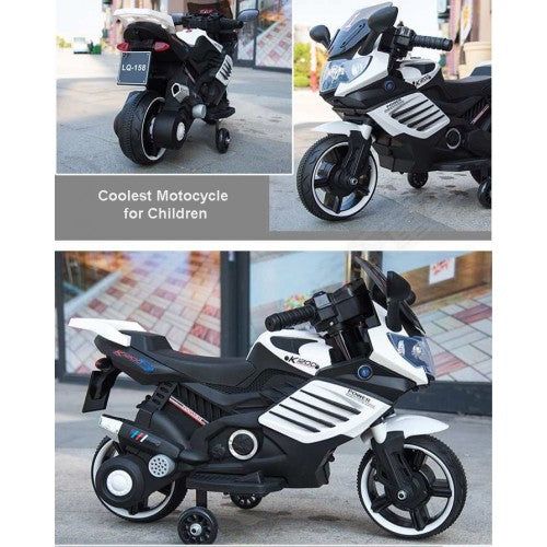 Kids Ride On Electric Motorbike (with removable training wheels) Ages 1-4 Kids Cars CA - Ride On Toys Store