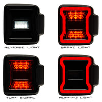 Oracle Jeep Wrangler JL Black Series LED Tail Lights SEE WARRANTY