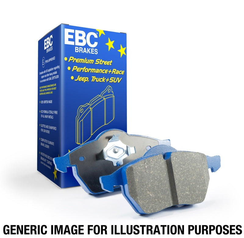 EBC 15-21 Subaru WRX 2.5L (Excl 2022 Models) Bluestuff Front Brake Pads