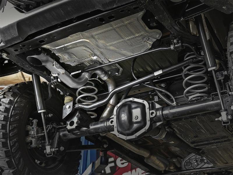 aFe MACH Force-Xp Axle-Back Exhaust System w/NoTip 18-20 Jeep Wrangler L4-2.0T / V6-3.6L | Too Fast Autoparts | Order Online