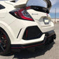2017-2019 honda civic type r Rear Diffuser  Too Fast Autoparts