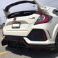 2017-2019 honda civic type r Rear Diffuser  Too Fast Autoparts