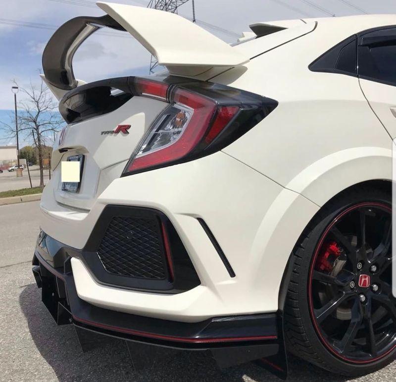 2017-2019 honda civic type r Rear Diffuser  Too Fast Autoparts