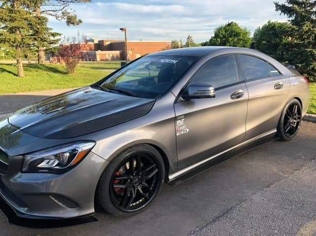 2018+ mercedes benz cla250/cla45 Front Splitter  Too Fast Autoparts