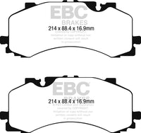 Plaquettes de frein avant EBC 2016+ Audi Q7 3.0L suralimentées Yellowstuff