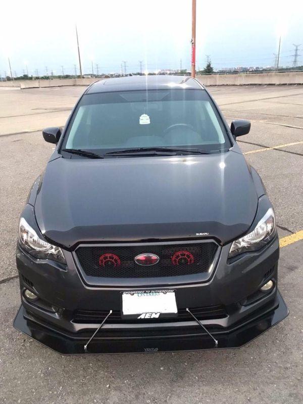 2012-2015 subaru impreza Front Splitter  Too Fast Autoparts