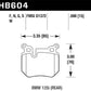 Hawk BMW 135i HP+ Street Rear Brake Pads