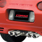 Corsa 1997-2004 Chevrolet Corvette C5 Z06 5.7L V8 Polished Xtreme Axle-Back Exhaust