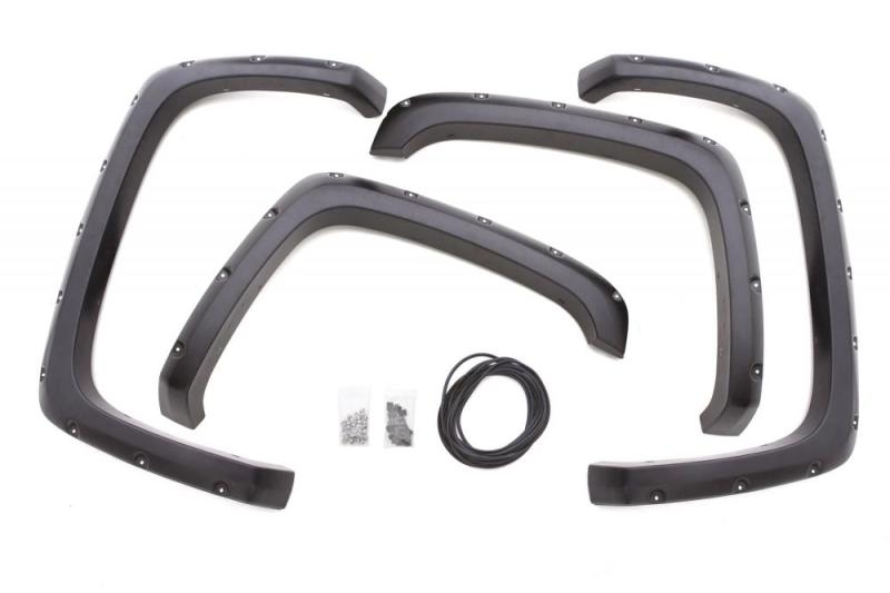 Lund 09-17 Dodge Ram 1500 RX-Rivet Style Smooth Elite Series Fender Flares - Black (4 Pc.)