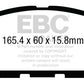 EBC 12-13 Infiniti JX35 3.5 Ultimax2 Front Brake Pads
