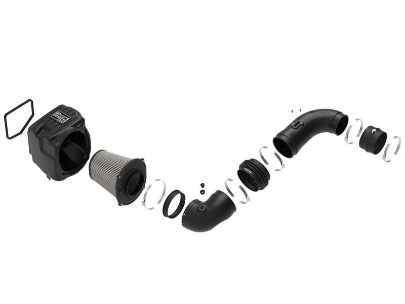 aFe Quantum Pro DRY S Cold Air Intake System 08-10 GM/Chevy Duramax V8-6.6L LMM - Dry | Too Fast Autoparts | Order Online