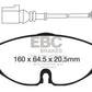 EBC 15-19 Volkswagen GTI (Mk7) Redstuff Front Brake Pads