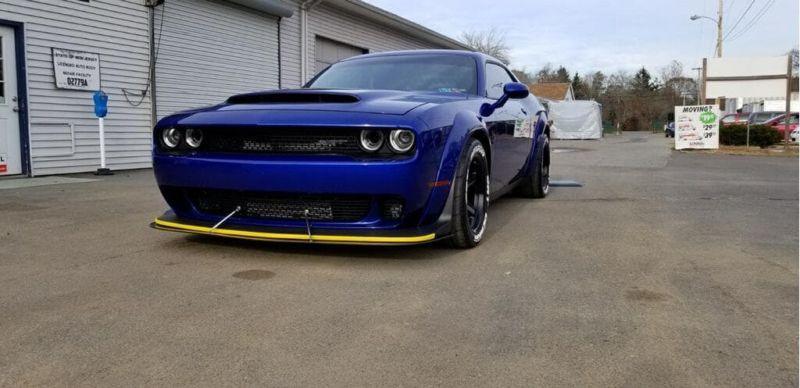 2018+ Dodge challenger widebody/demon Front Splitter  Too Fast Autoparts