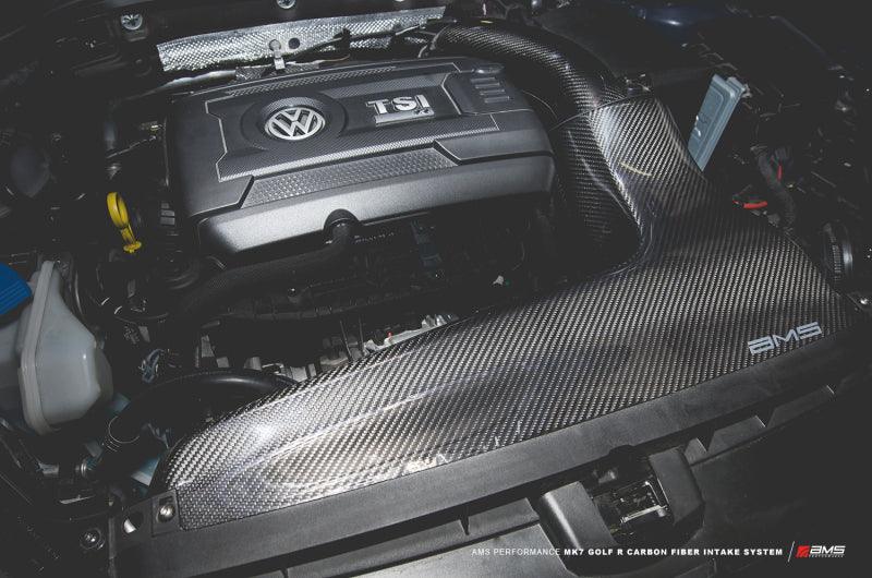 AMS Performance 2015+ VW Golf R MK7 Carbon Fiber Intake | Too Fast Autoparts | Order Online