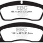 EBC 13+ Dodge Durango 5.7 Greenstuff Front Brake Pads
