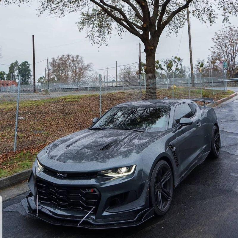 2016-2018 Chevrolet camaro zl1 1le Front Splitter  Too Fast Autoparts