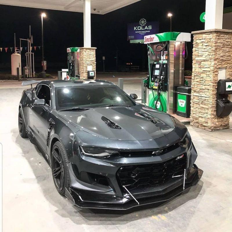 2016-2018 Chevrolet camaro zl1 1le Front Splitter  Too Fast Autoparts