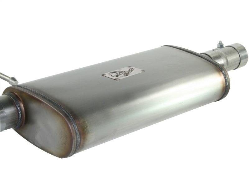 aFe MACHForce XP Exhausts Cat-Back SS-409 EXH Jeep Wrangler TJ 97-06 I6-4.0L HT - 2.5 In. | Too Fast Autoparts | Order Online