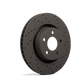 Hawk Talon 2014 Jeep Grand Cherokee SRT Drilled and Slotted Front Brake Rotor Set