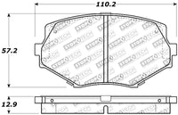 StopTech Performance 94-97/99-05 Miata w/Normal Suspension Front Brake Pads D635